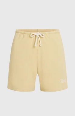Femme O'Neill Pantalons & Shorts|Protection Anti-Uv-FemmesSweatshort Essentials Script| Beige