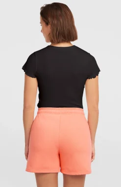 Femme O'Neill Pantalons & Shorts|Protection Anti-Uv-FemmesSweatshort Summer Musthave| Orange