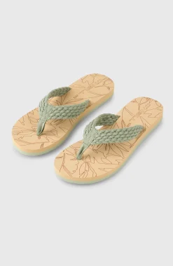 Femme O'Neill Tongs Et Chaussures|Tongs Et Chaussures-FemmesTongs fleuries | Vert