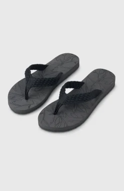 Femme O'Neill Tongs Et Chaussures|Tongs Et Chaussures-FemmesTongs fleuries | Noire
