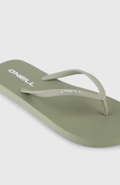Femme O'Neill Tongs Et Chaussures|Tongs Et Chaussures-FemmesTongs Profile à petit logo| Vert