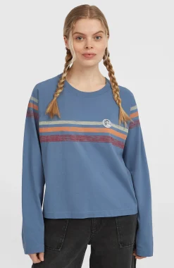 Femme O'Neill T-Shirts Et Tops|Protection Anti-Uv-FemmesT-shirt à manches longues O'Riginals| Bleu