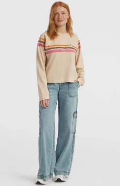 Femme O'Neill T-Shirts Et Tops|Protection Anti-Uv-FemmesT-shirt à manches longues O'Riginals| Beige