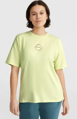Femme O'Neill T-Shirts Et Tops|Protection Anti-Uv-FemmesT-shirt Back Graphic| Vert