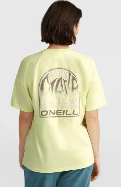 Femme O'Neill T-Shirts Et Tops|Protection Anti-Uv-FemmesT-shirt Back Graphic| Vert