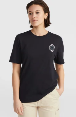 Femme O'Neill T-Shirts Et Tops|Protection Anti-Uv-FemmesT-shirt Chest Graphic| Noire