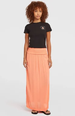 Femme O'Neill T-Shirts Et Tops|Protection Anti-Uv-FemmesT-shirt côtelé | Noire