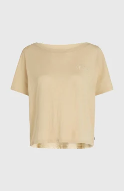 Femme O'Neill T-Shirts Et Tops|Protection Anti-Uv-FemmesT-shirt Essentials Script Scoop Neck| Beige