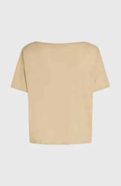 Femme O'Neill T-Shirts Et Tops|Protection Anti-Uv-FemmesT-shirt Essentials Script Scoop Neck| Beige