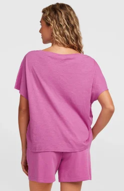 Femme O'Neill T-Shirts Et Tops|Protection Anti-Uv-FemmesT-shirt Essentials Script Scoop Neck| Violet
