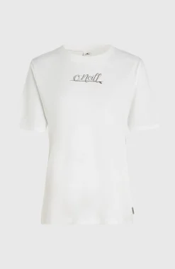 Femme O'Neill T-Shirts Et Tops|Protection Anti-Uv-FemmesT-shirt Essentials Script| Blanc
