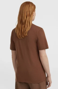 Femme O'Neill T-Shirts Et Tops|Protection Anti-Uv-FemmesT-shirt Essentials Script| Brun