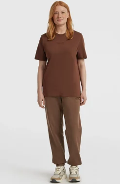Femme O'Neill T-Shirts Et Tops|Protection Anti-Uv-FemmesT-shirt Essentials Script| Brun