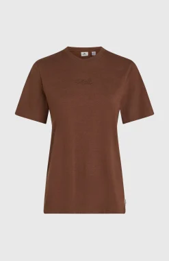 Femme O'Neill T-Shirts Et Tops|Protection Anti-Uv-FemmesT-shirt Essentials Script| Brun