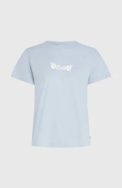 Femme O'Neill T-Shirts Et Tops|Protection Anti-Uv-FemmesT-shirt Essentials Script| Bleu