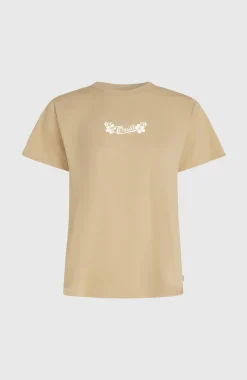Femme O'Neill T-Shirts Et Tops|Protection Anti-Uv-FemmesT-shirt Essentials Script| Beige