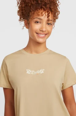 Femme O'Neill T-Shirts Et Tops|Protection Anti-Uv-FemmesT-shirt Essentials Script| Beige