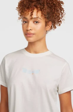 Femme O'Neill T-Shirts Et Tops|Protection Anti-Uv-FemmesT-shirt Essentials Script| Blanc