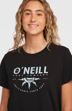 Femme O'Neill T-Shirts Et Tops|Protection Anti-Uv-FemmesT-shirt Front Print| Noire