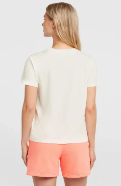 Femme O'Neill T-Shirts Et Tops|Protection Anti-Uv-FemmesT-shirt Front Print| Blanc