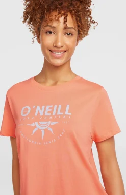 Femme O'Neill T-Shirts Et Tops|Protection Anti-Uv-FemmesT-shirt Front Print| Orange