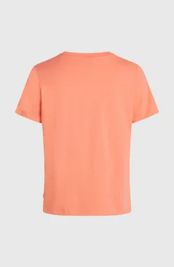 Femme O'Neill T-Shirts Et Tops|Protection Anti-Uv-FemmesT-shirt Front Print| Orange