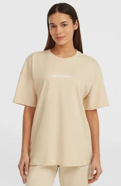 Femme O'Neill T-Shirts Et Tops|Protection Anti-Uv-FemmesT-shirt Future Surf Society| Beige