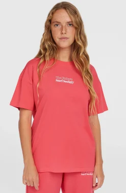Femme O'Neill T-Shirts Et Tops|Protection Anti-Uv-FemmesT-shirt Future Surf Society| Rose