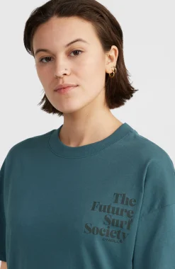 Femme O'Neill T-Shirts Et Tops|Protection Anti-Uv-FemmesT-shirt Future Surf Society| Bleu