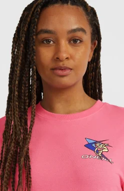 Femme O'Neill T-Shirts Et Tops|Protection Anti-Uv-FemmesT-shirt FWC'Play| Rose