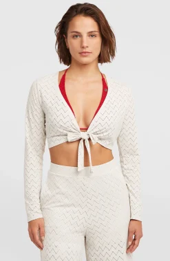 Femme O'Neill T-Shirts Et Tops|Protection Anti-Uv-FemmesT-shirt manches longues noué O'Riginals| Blanc