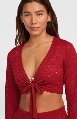 Femme O'Neill T-Shirts Et Tops|Protection Anti-Uv-FemmesT-shirt manches longues noué O'Riginals| Rouge