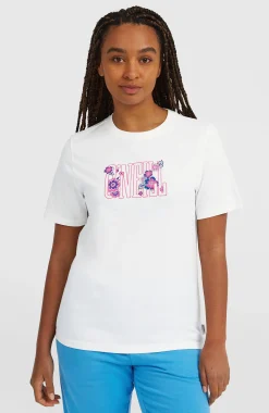 Femme O'Neill T-Shirts Et Tops|Protection Anti-Uv-FemmesT-shirt Graphic| Blanc