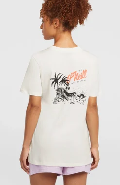 Femme O'Neill T-Shirts Et Tops|Protection Anti-Uv-FemmesT-shirt Graphic| Blanc