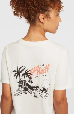 Femme O'Neill T-Shirts Et Tops|Protection Anti-Uv-FemmesT-shirt Graphic| Blanc