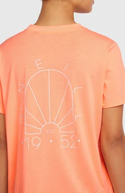 Femme O'Neill T-Shirts Et Tops|Sport-FemmesT-shirt Hybrid Polygiene| Orange