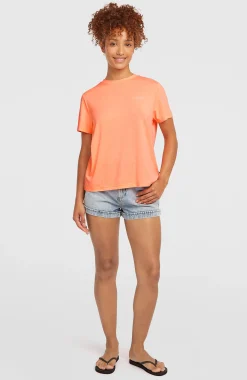 Femme O'Neill T-Shirts Et Tops|Sport-FemmesT-shirt Hybrid Polygiene| Orange