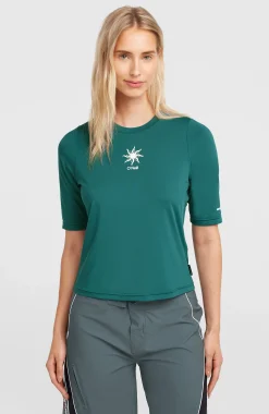 Femme O'Neill T-Shirts Et Tops|Sport-FemmesT-shirt Hybrid Polygiene UPF 50+| Vert