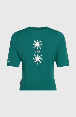 Femme O'Neill T-Shirts Et Tops|Sport-FemmesT-shirt Hybrid Polygiene UPF 50+| Vert