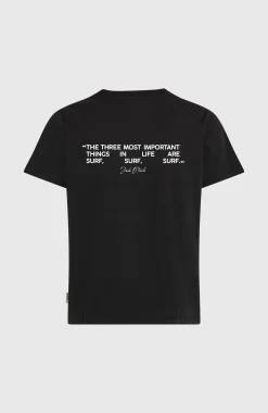 Femme O'Neill T-Shirts Et Tops|Sport-FemmesT-shirt Polygiene Cotton Graphic| Noire