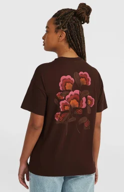Femme O'Neill T-Shirts Et Tops|Protection Anti-Uv-FemmesT-shirt O'Riginals Back-Print| Brun