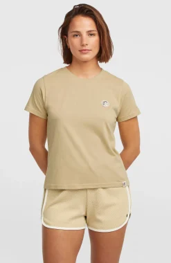 Femme O'Neill T-Shirts Et Tops|Protection Anti-Uv-FemmesT-shirt O'Riginals Badge| Beige