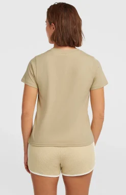 Femme O'Neill T-Shirts Et Tops|Protection Anti-Uv-FemmesT-shirt O'Riginals Badge| Beige