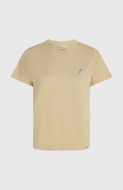 Femme O'Neill T-Shirts Et Tops|Protection Anti-Uv-FemmesT-shirt O'Riginals Badge| Beige