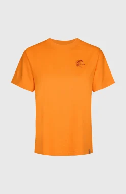 Femme O'Neill T-Shirts Et Tops|Protection Anti-Uv-FemmesT-shirt O'Riginals Back-Print| Orange