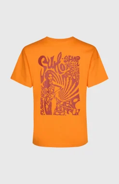 Femme O'Neill T-Shirts Et Tops|Protection Anti-Uv-FemmesT-shirt O'Riginals Back-Print| Orange