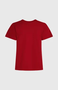 Femme O'Neill T-Shirts Et Tops|Protection Anti-Uv-FemmesT-shirt O'Riginals Badge| Rouge