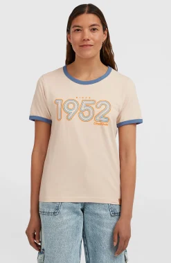 Femme O'Neill T-Shirts Et Tops|Protection Anti-Uv-FemmesT-shirt O'Riginals 1952| Beige