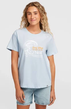 Femme O'Neill T-Shirts Et Tops|Protection Anti-Uv-FemmesT-shirt O'Riginals Circle Surfer| Bleu