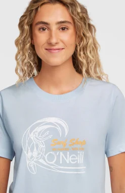 Femme O'Neill T-Shirts Et Tops|Protection Anti-Uv-FemmesT-shirt O'Riginals Circle Surfer| Bleu